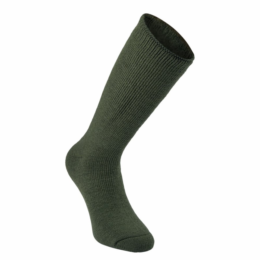 Men Deerhunter | Rusky Thermo Socks - 25 Cm Forest Night