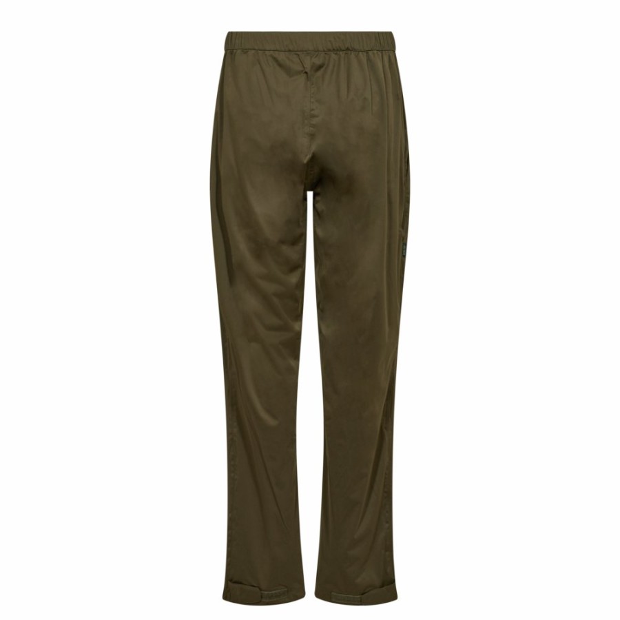 Men Deerhunter | Thunder Rain Trousers Tarmac Green