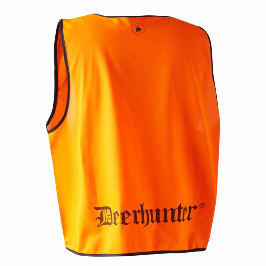 Men Deerhunter | Pull-Over Waistcoat Orange