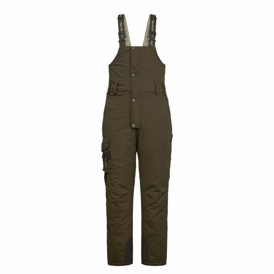 Men Deerhunter | Muflon Bib Trousers Art Green