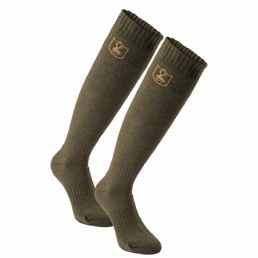 Men|Women Deerhunter | Wool Socks Long - 2-Pack Grape Leaf