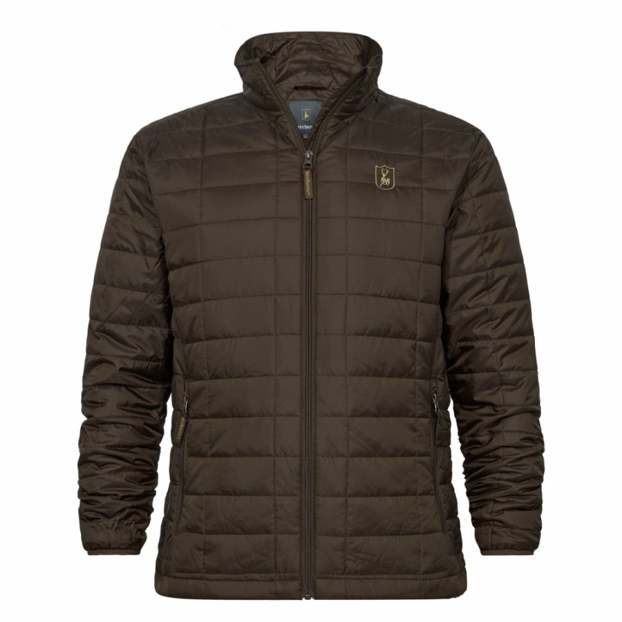 Men Deerhunter | Muflon Packable Jacket Wood