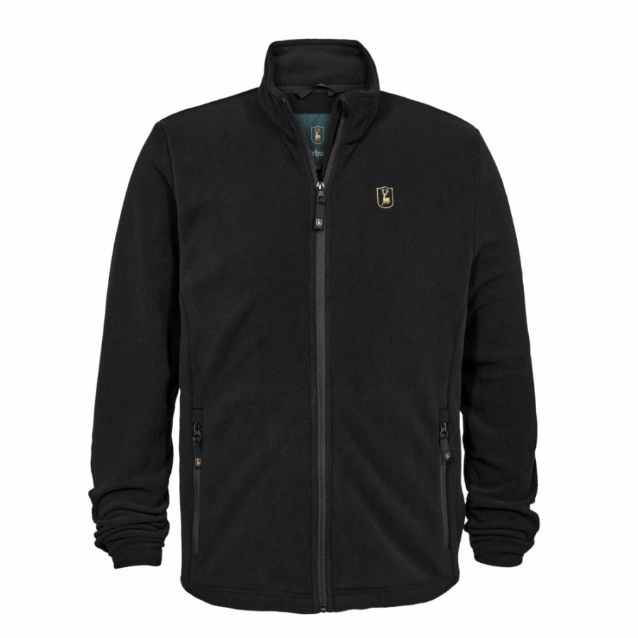 Men Deerhunter | Denver Fleece Jacket Black