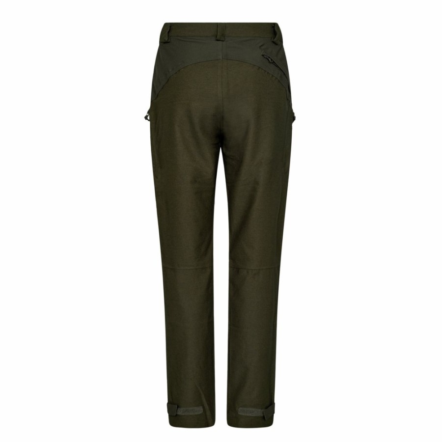 Women Deerhunter | Lady Chasse Trousers Olive Night Melange