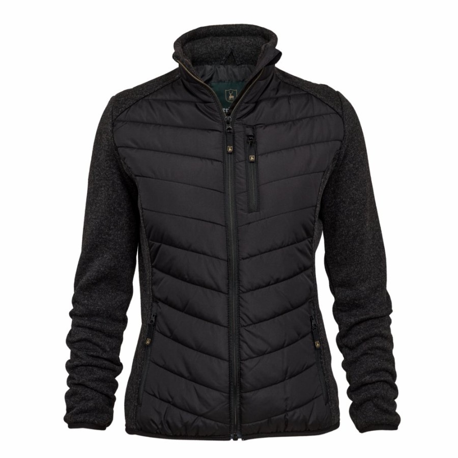 Women Deerhunter | Lady Caroline Padded Jacket Black