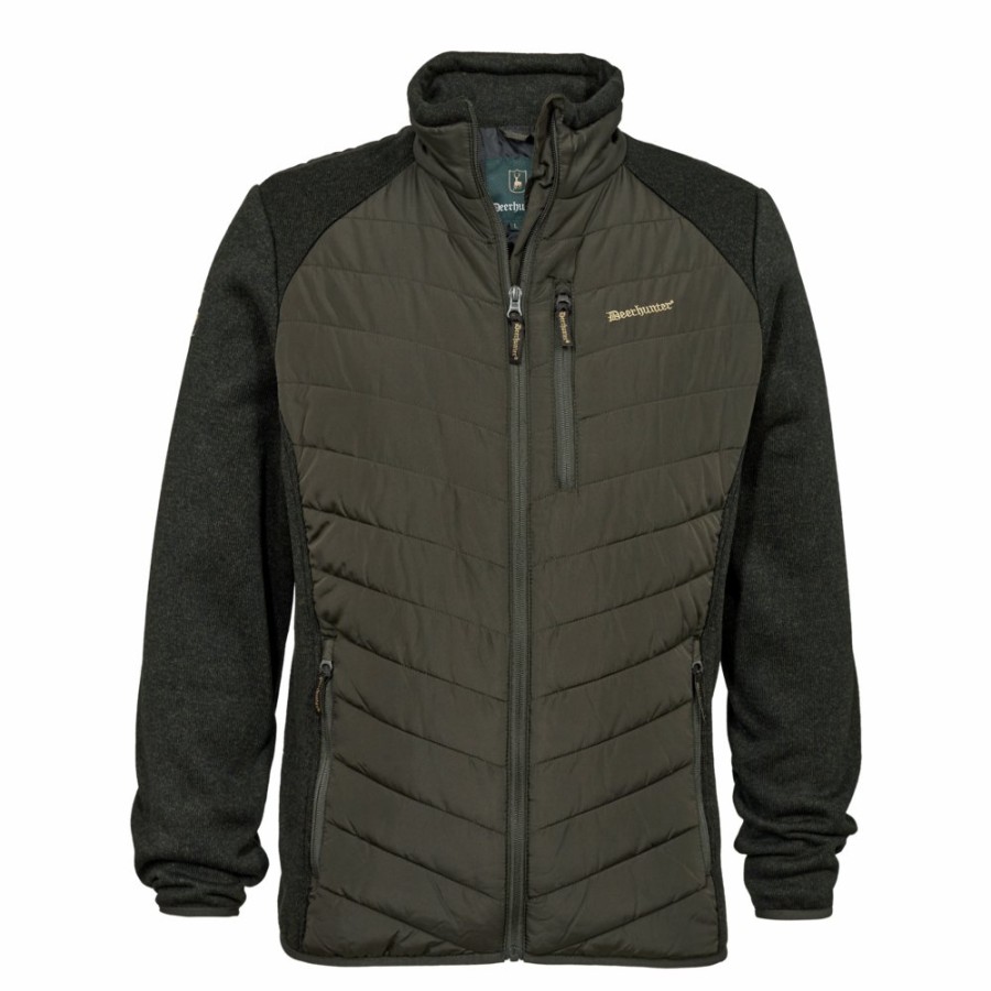 Men Deerhunter | Moor Padded Jacket With Knit