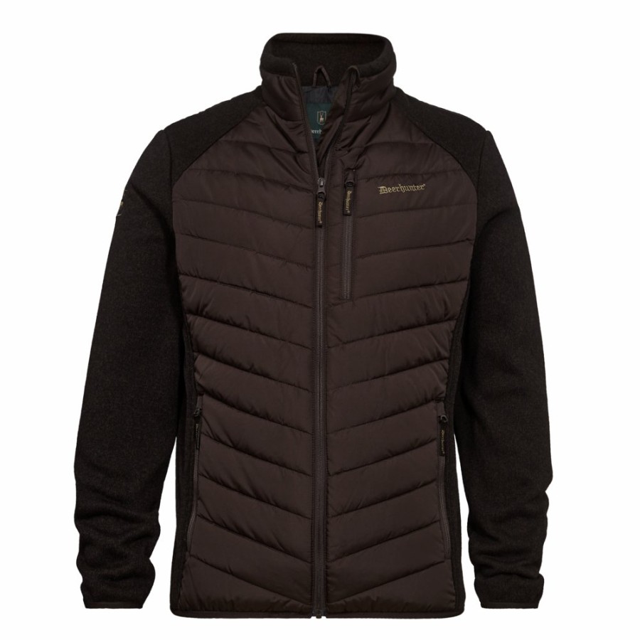 Men Deerhunter | Moor Padded Jacket With Knit