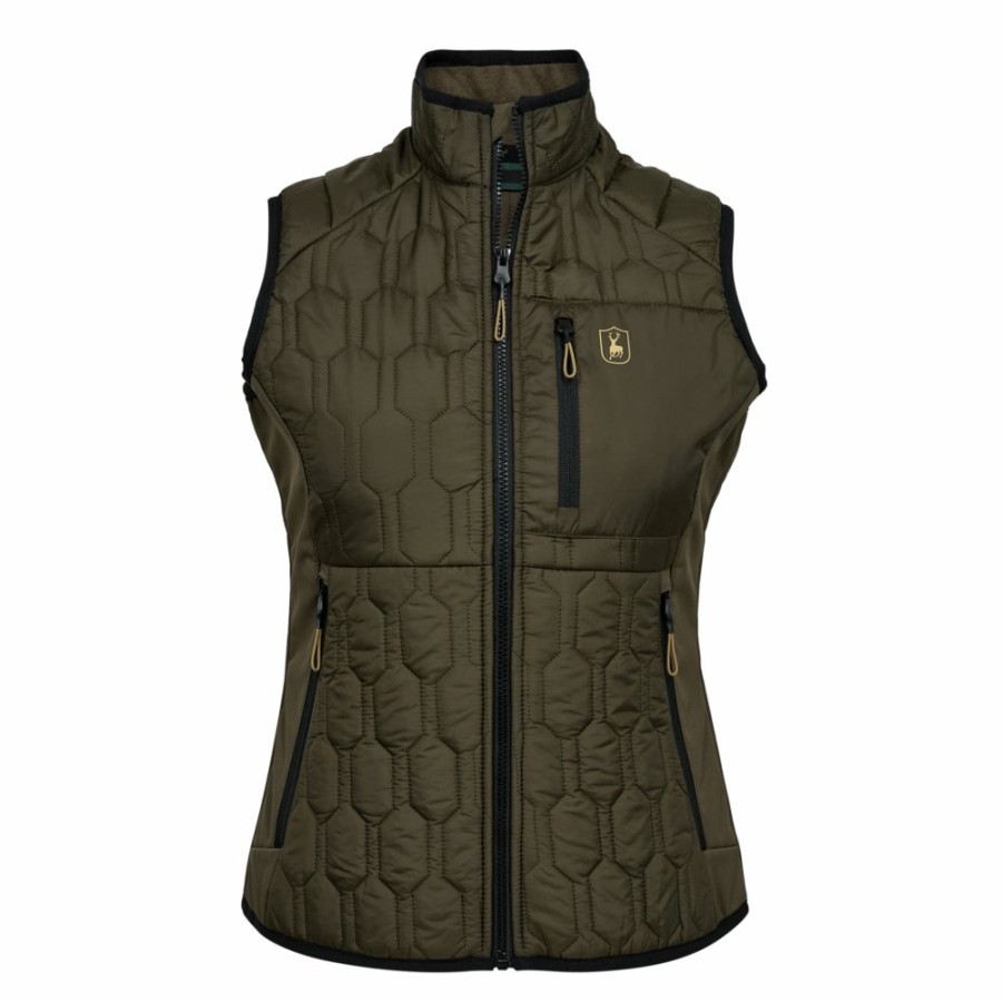 Women Deerhunter | Lady Mossdale Quilted Waistcoat