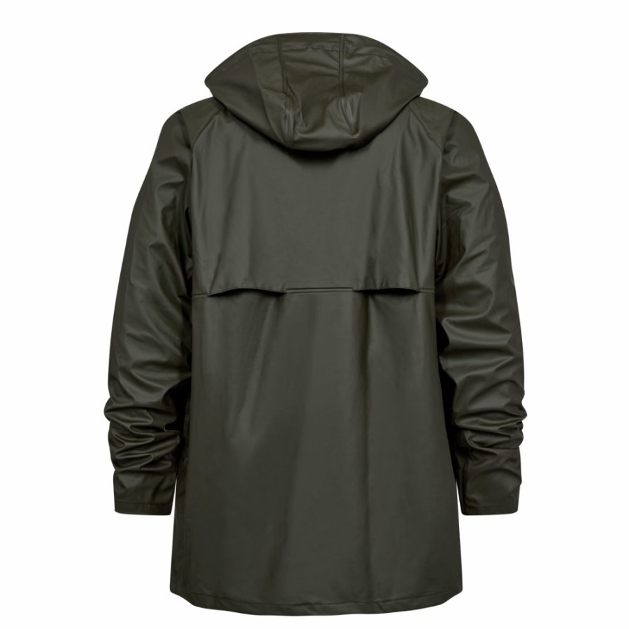 Men Deerhunter | Hurricane Rain Jacket Art Green