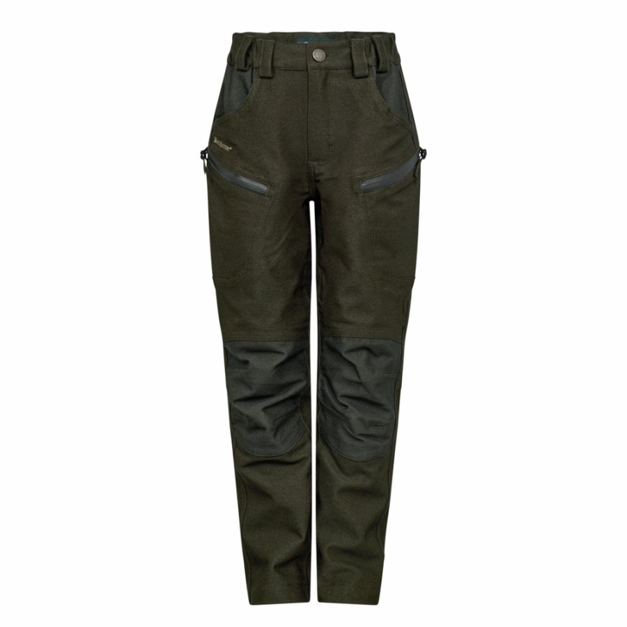 Kids Deerhunter | Youth Chasse Trousers Olive Night Melange