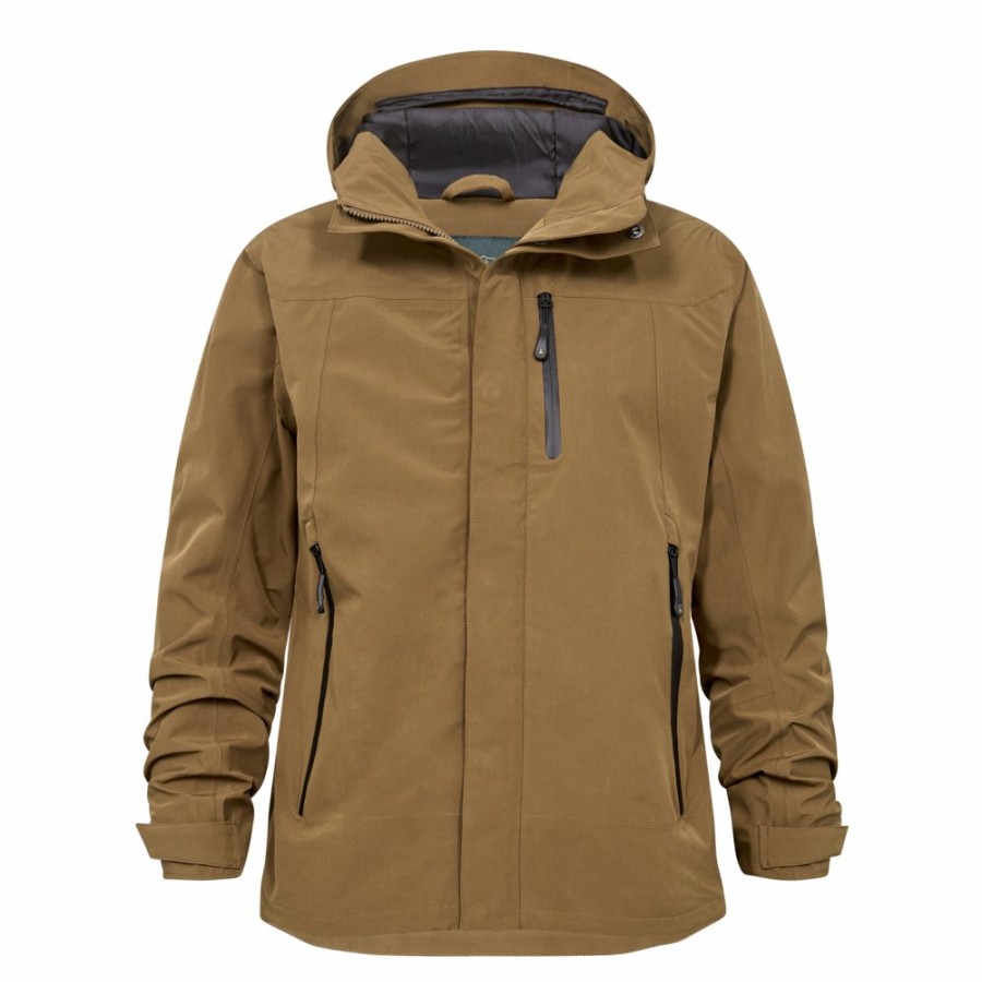 Men Deerhunter | Sarek Shell Jacket With Hood