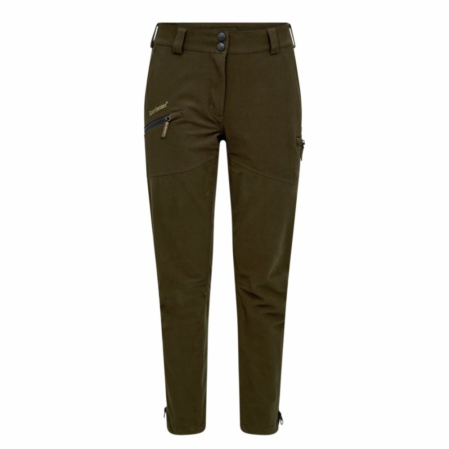 Women Deerhunter | Lady Gabby Boot Trousers Peat