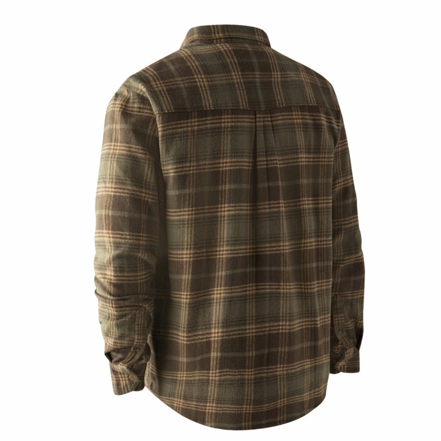 Men Deerhunter | Noah Overshirt With Stormliner® Green Check