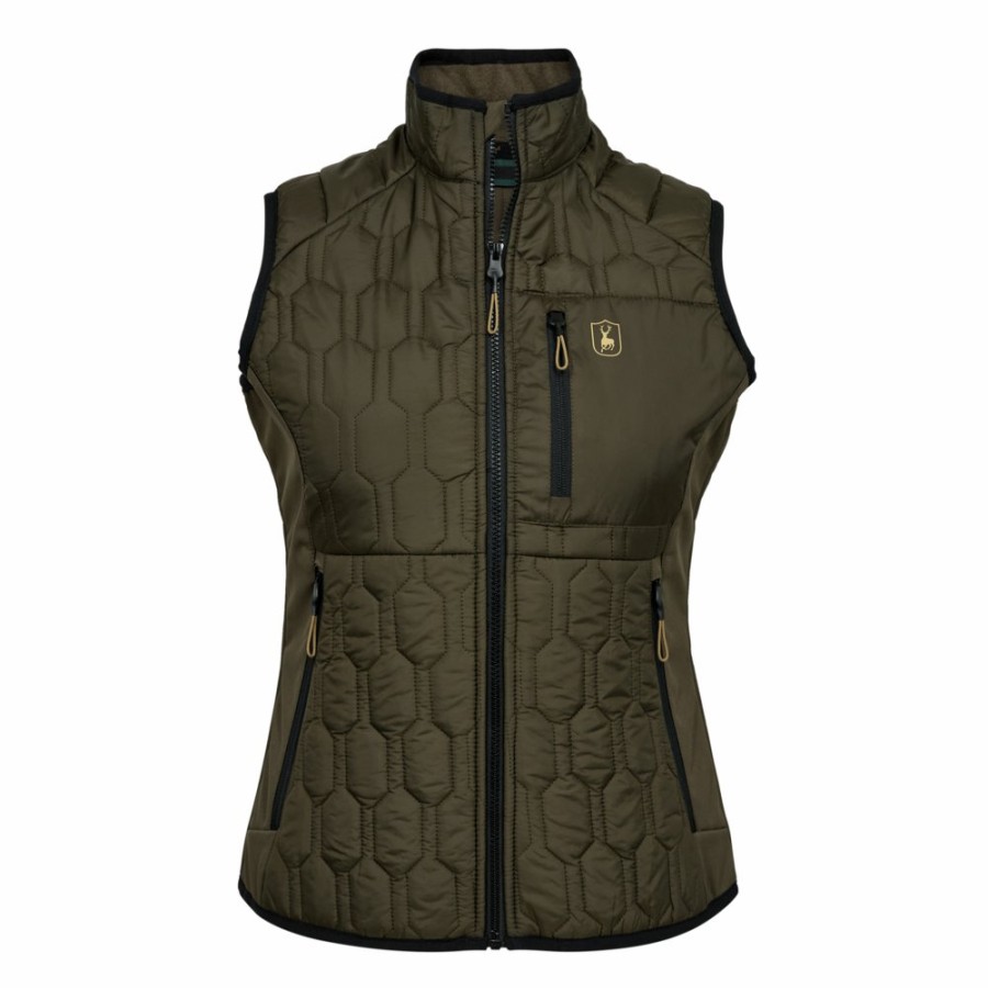 Women Deerhunter | Lady Mossdale Quilted Waistcoat