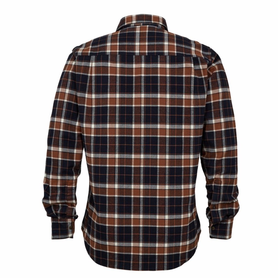 Men Deerhunter | Landon Shirt Blue Check