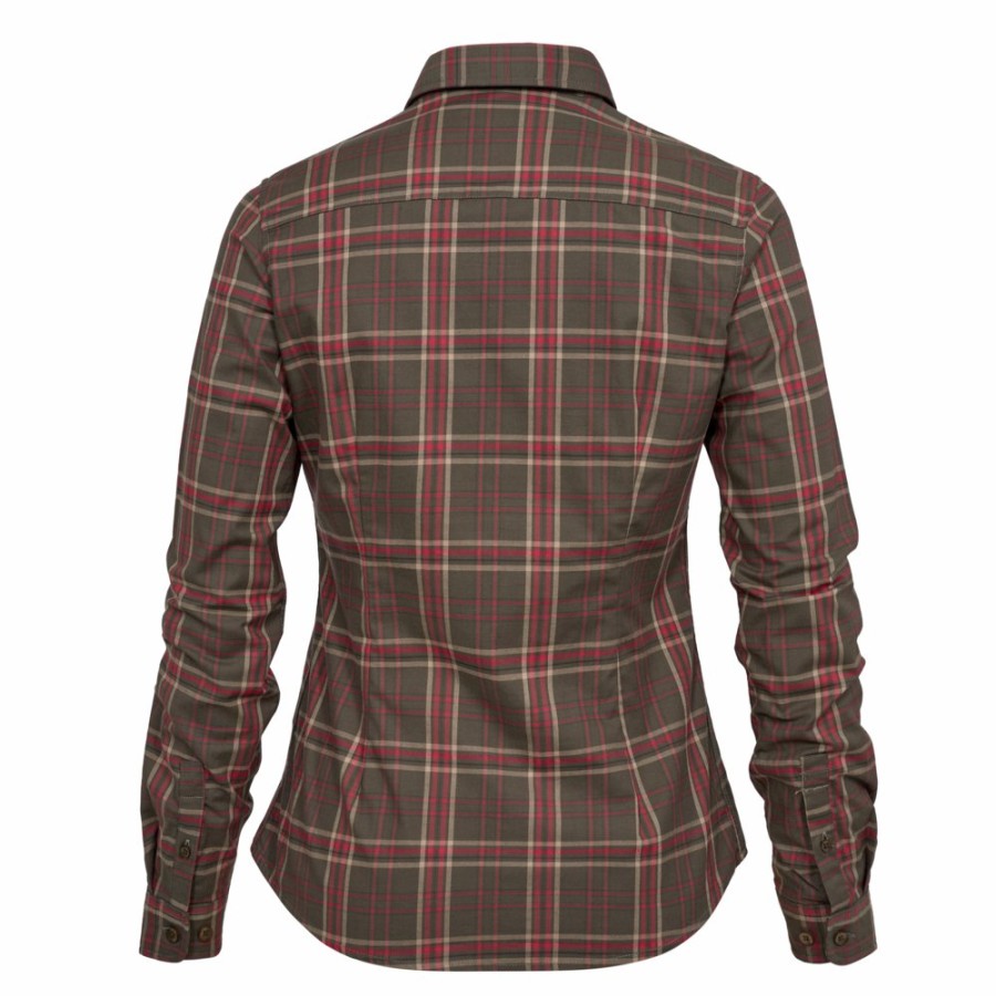 Women Deerhunter | Lady Elena Shirt Green Check