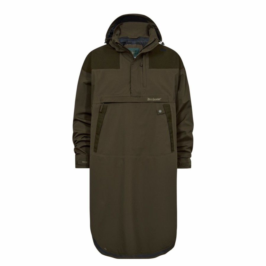 Men Deerhunter | Track Rain Anorak Canteen