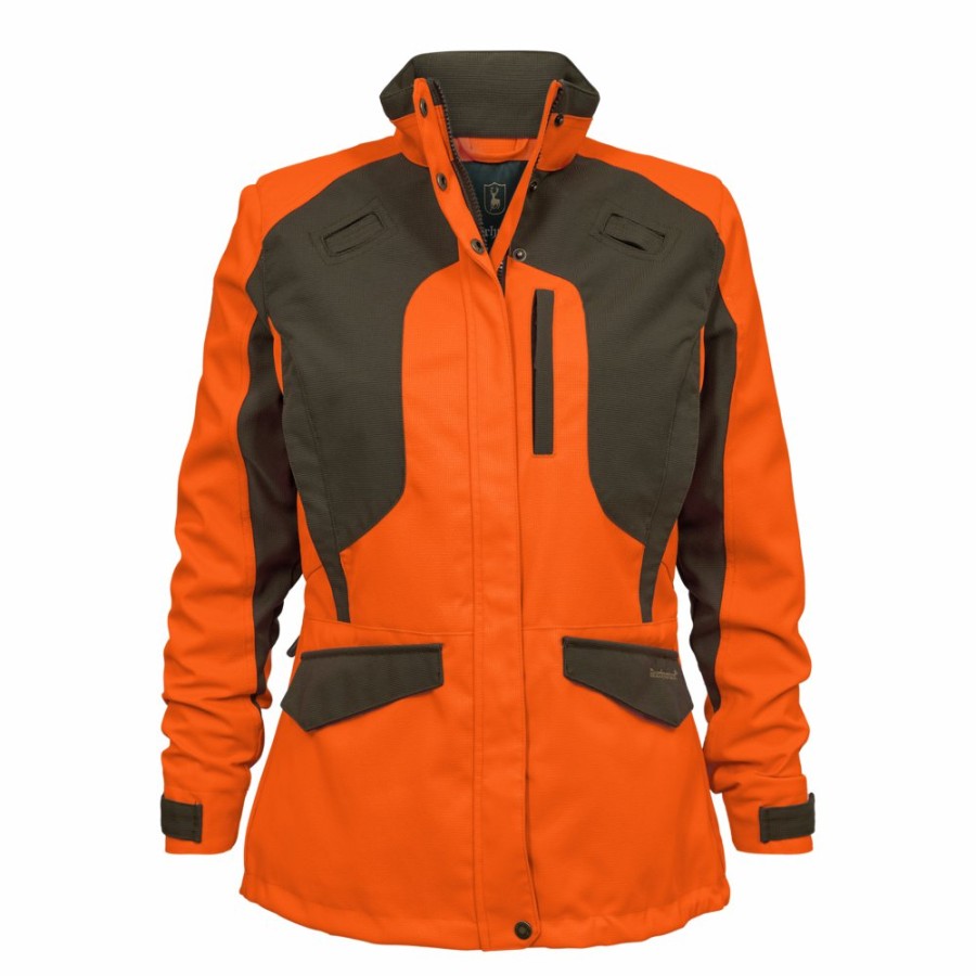 Women Deerhunter | Lady Ann Extreme Jacket With Membrane Orange