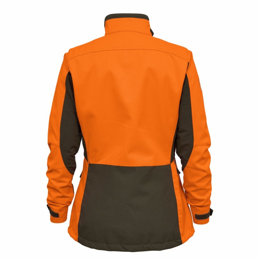 Women Deerhunter | Lady Ann Extreme Jacket With Membrane Orange