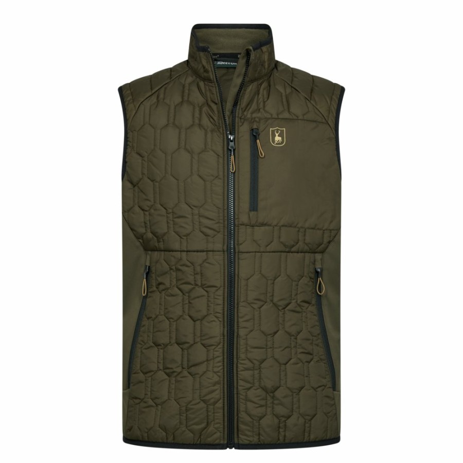 Men Deerhunter | Mossdale Quilted Waistcoat