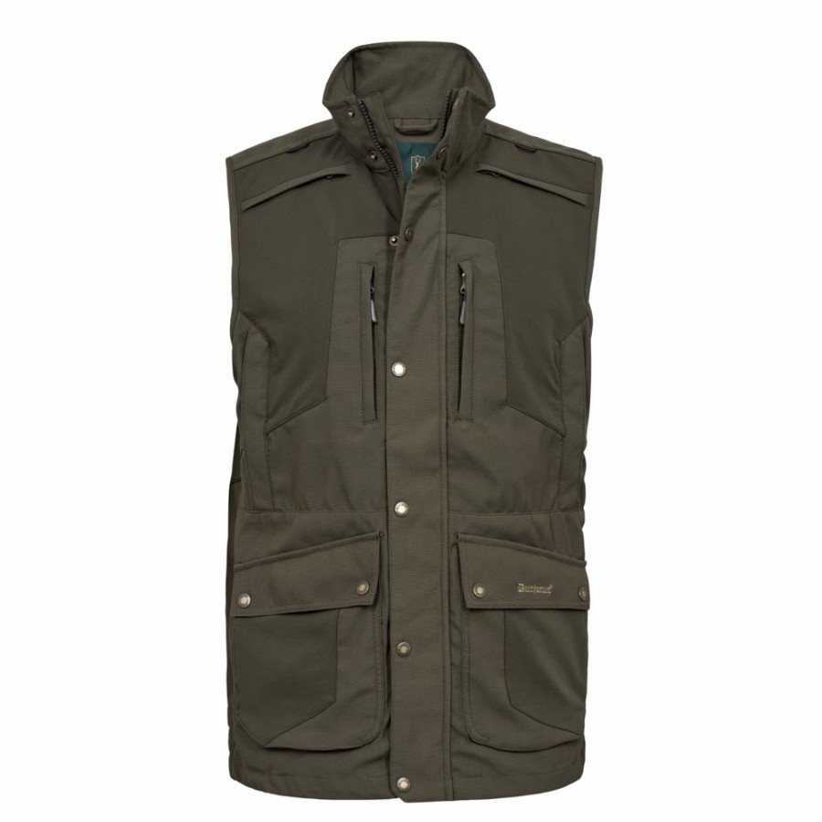 Men Deerhunter | Strike Extreme Waistcoat Palm Green