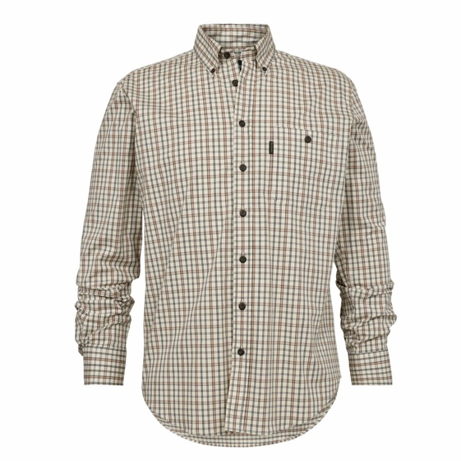 Men Deerhunter | Henry Shirt Green Check