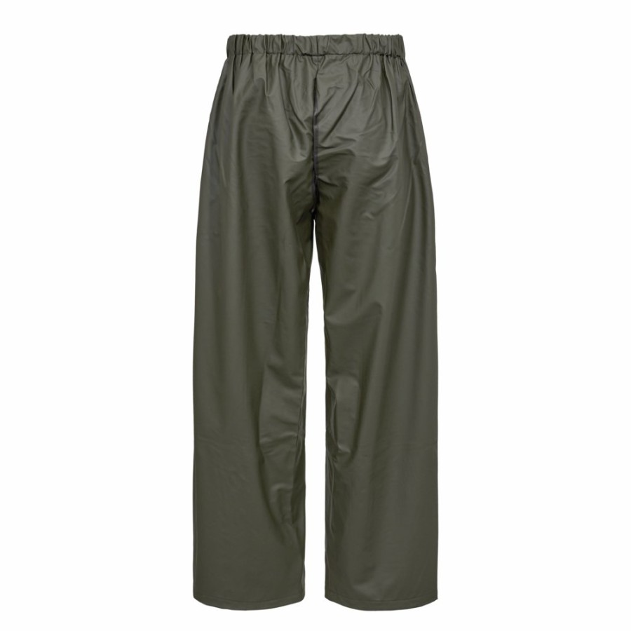 Men Deerhunter | Hurricane Pull-Over Trousers Art Green