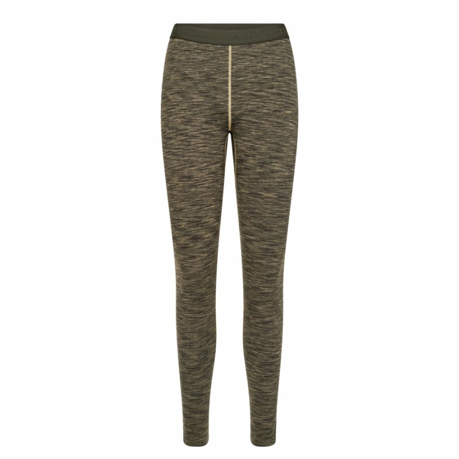 Women Deerhunter | Lady Insulated Leggings Brown Melange