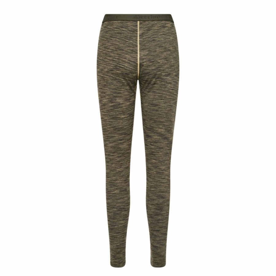 Women Deerhunter | Lady Insulated Leggings Brown Melange