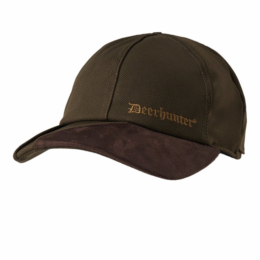 Men Deerhunter | Muflon Cap With Safety Art Green