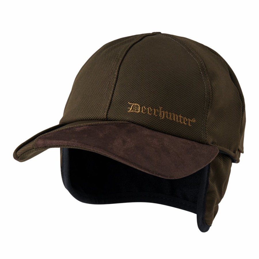 Men Deerhunter | Muflon Cap With Safety Art Green