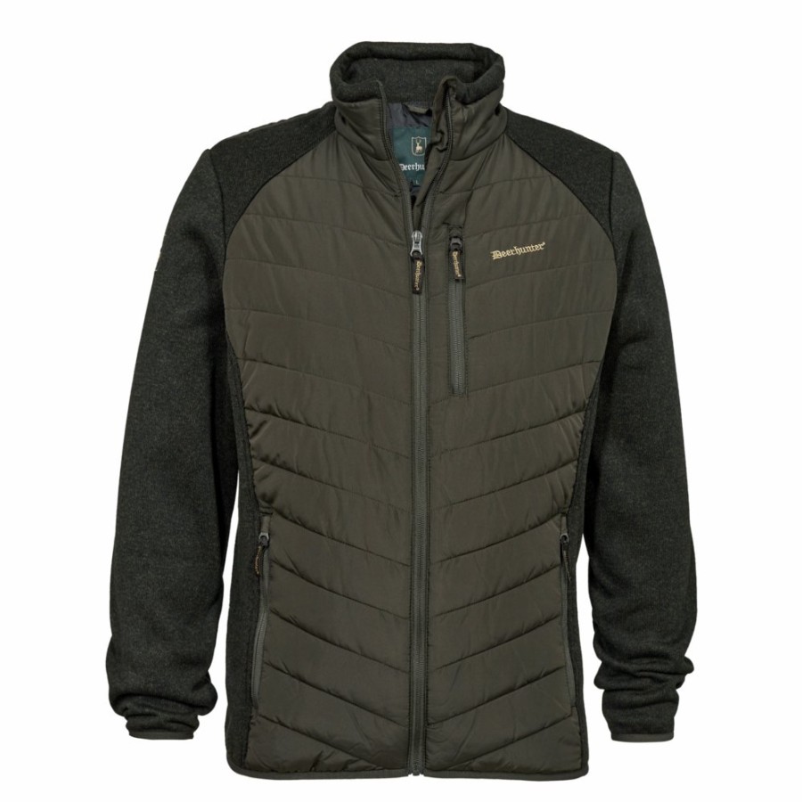 Men Deerhunter | Moor Padded Jacket With Knit