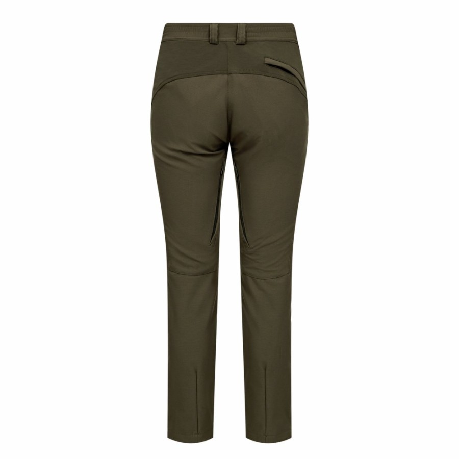 Women Deerhunter | Lady Ann Extreme Boot Trousers With Membrane Palm Green