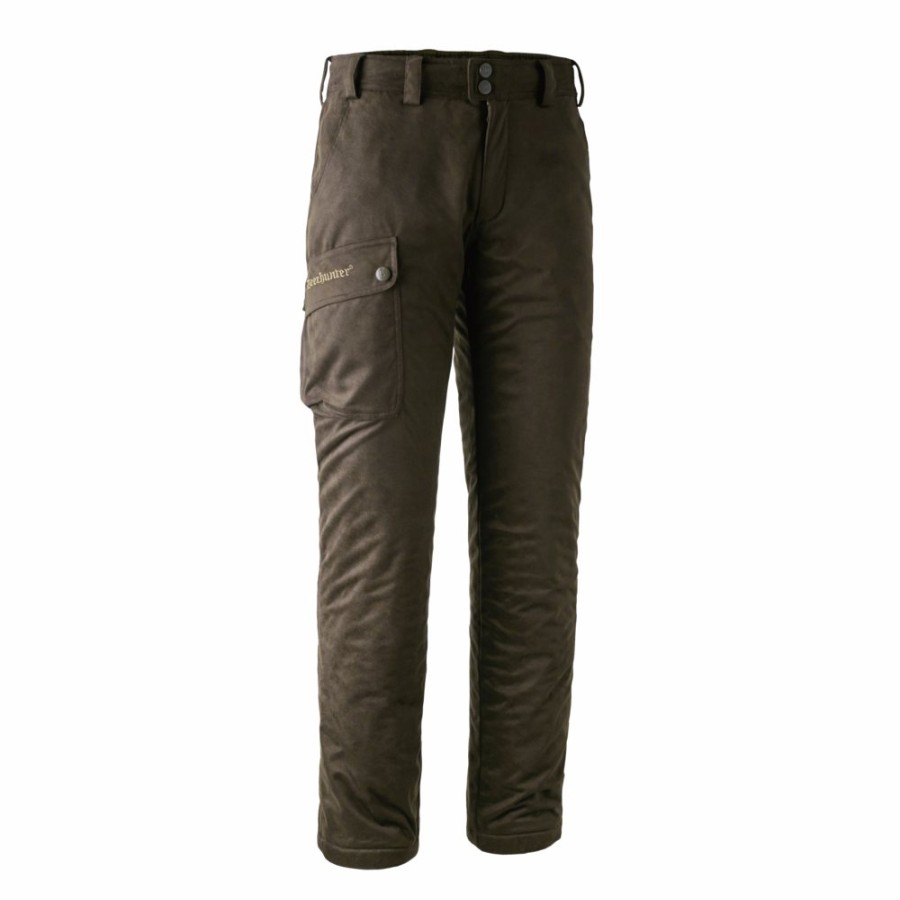 Men Deerhunter | Explore Winter Trousers Walnut