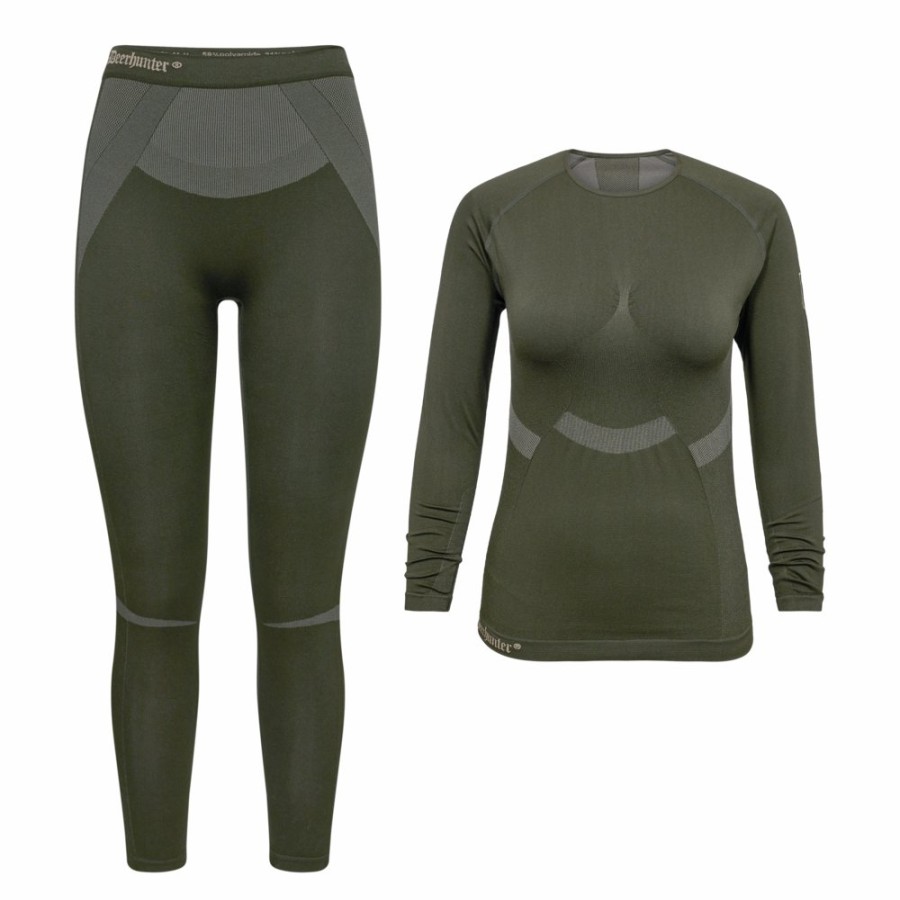 Women Deerhunter | Lady Performance Underwear Set Forest Night