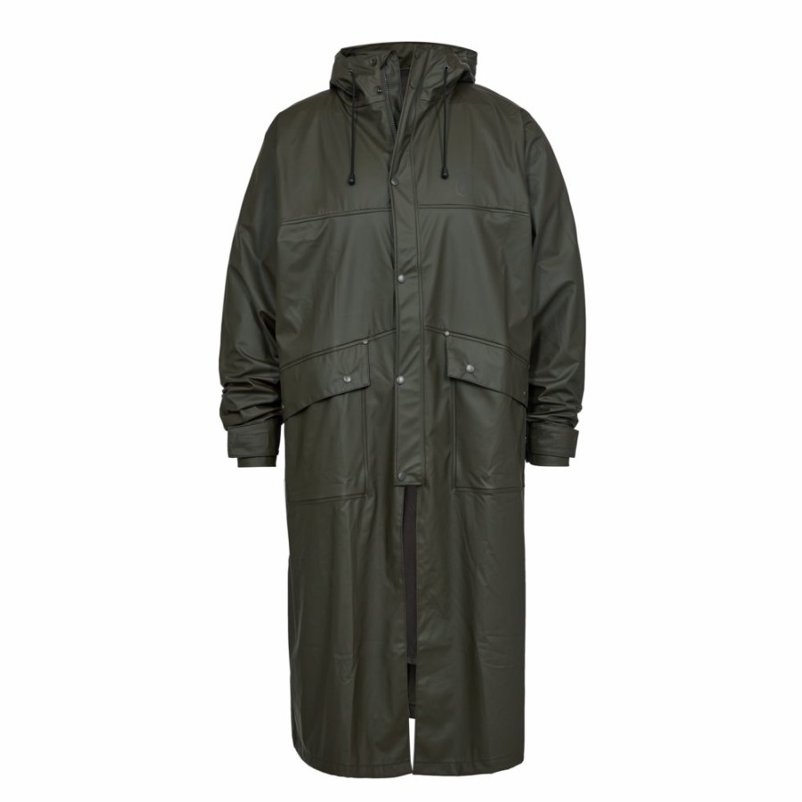 Men Deerhunter | Hurricane Raincoat Art Green