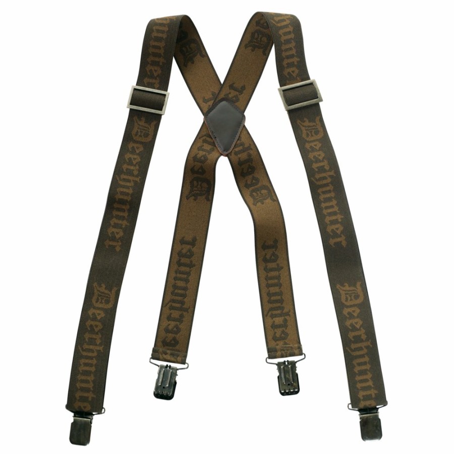 Men|Women Deerhunter | Logo Braces With Clips Art Green