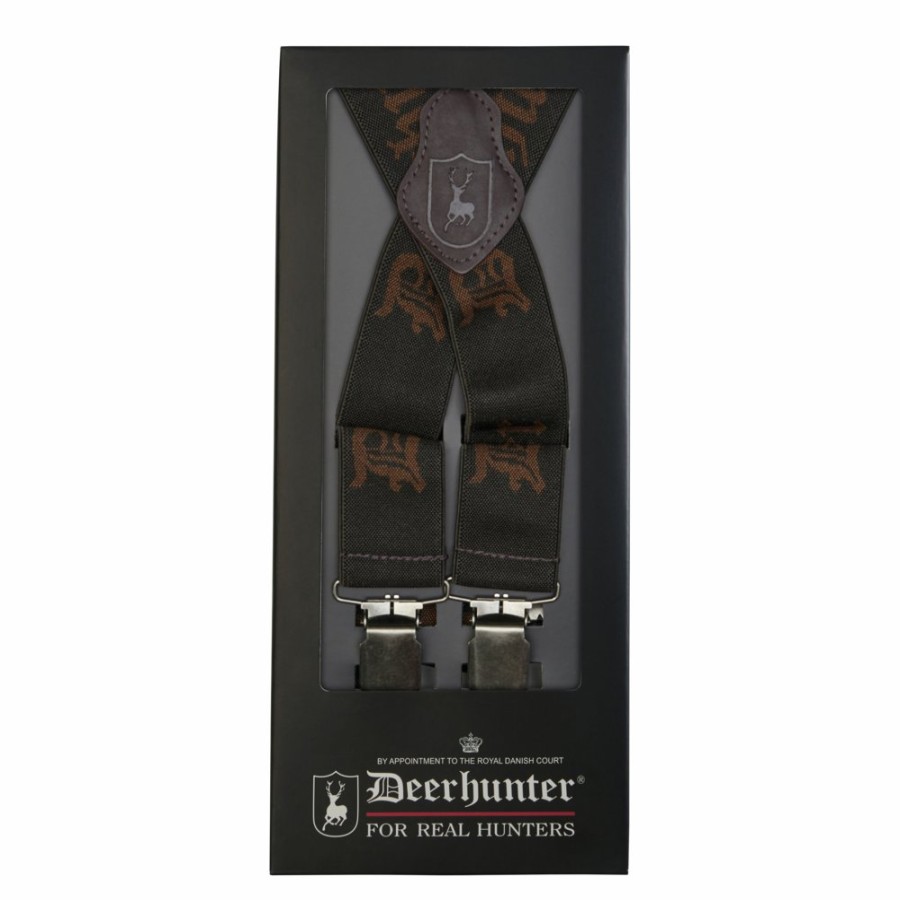 Men|Women Deerhunter | Logo Braces With Clips Art Green