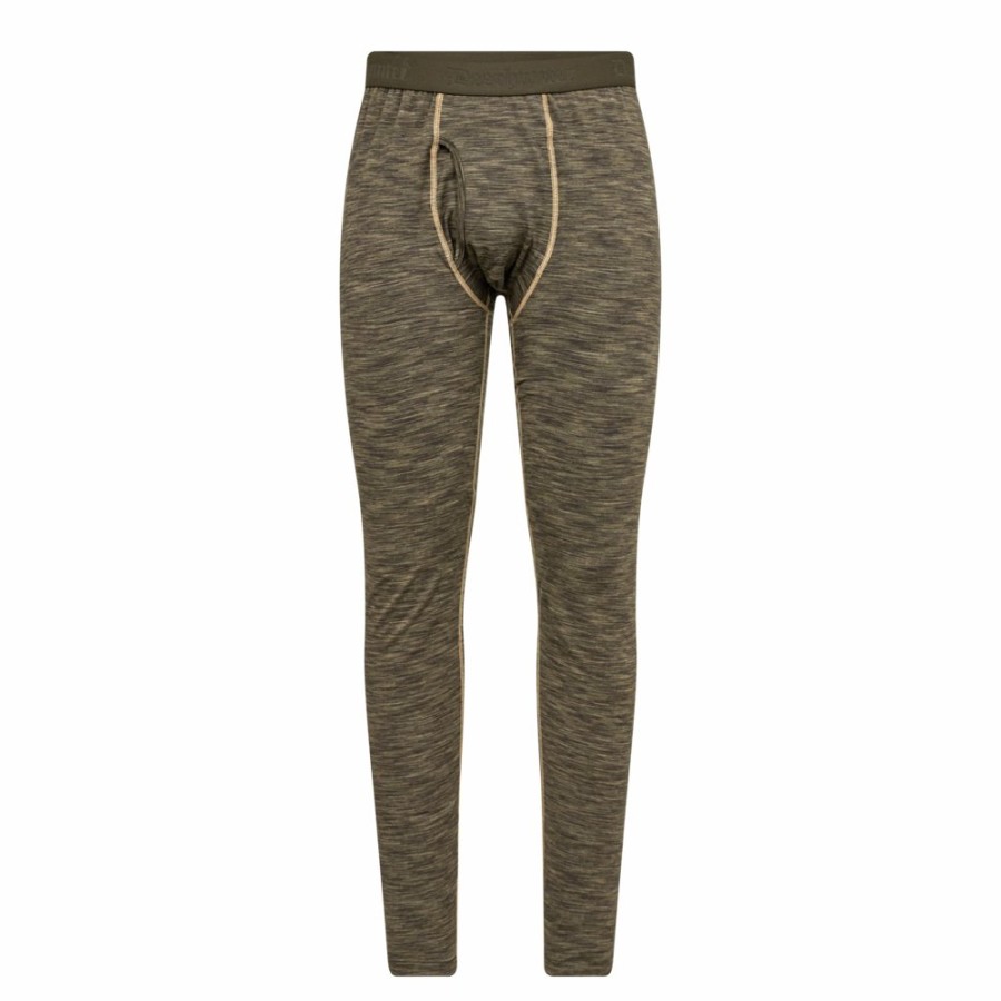 Men Deerhunter | Norden Insulated Long Johns Brown Melange