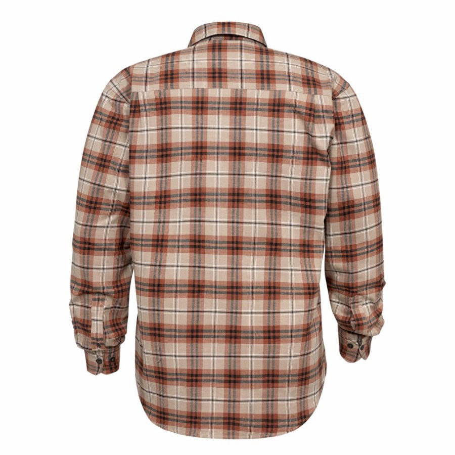 Men Deerhunter | Louis Shirt Orange Check