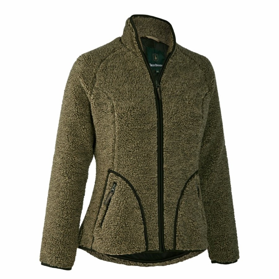 Women Deerhunter | Lady Geneva Fiber Pile Jacket Cypress