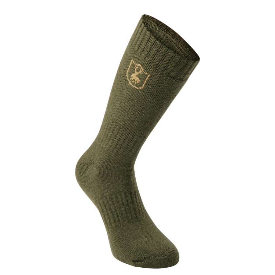 Men|Women Deerhunter | Wool Socks Short - 2-Pack Grape Leaf