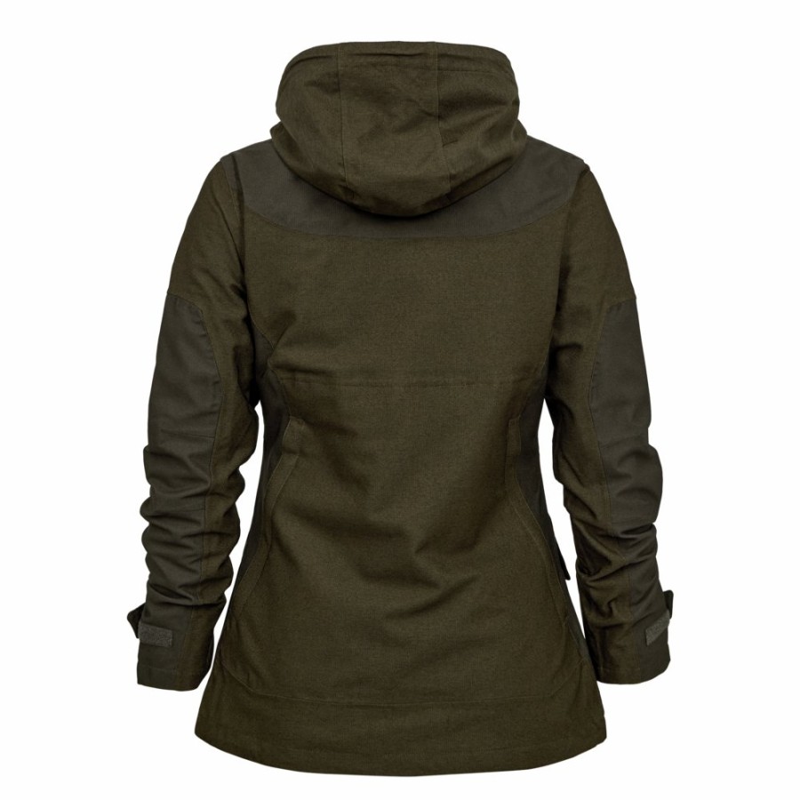 Women Deerhunter | Lady Chasse Jacket Olive Night Melange