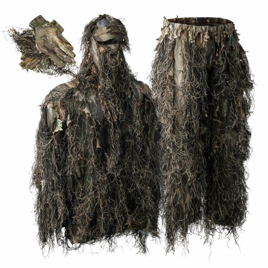 Men|Women Deerhunter | Sneaky Ghillie Pull-Over Set With Gloves Innovation Gh Camouflage