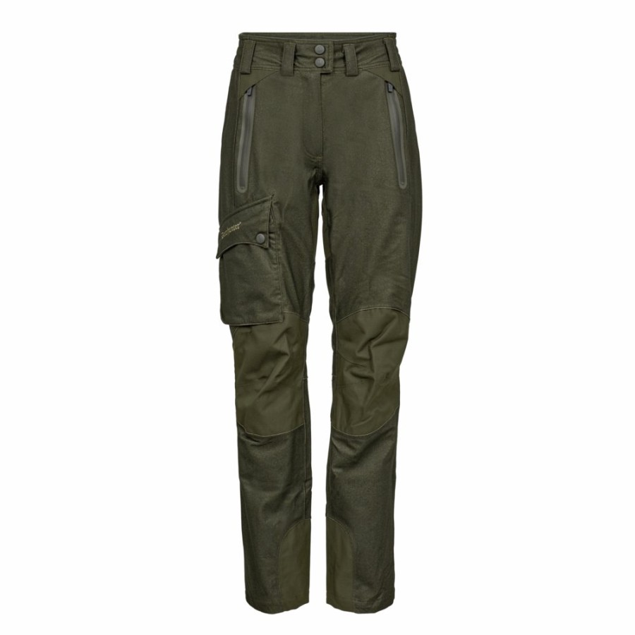 Women Deerhunter | Lady Raven Trousers Elmwood