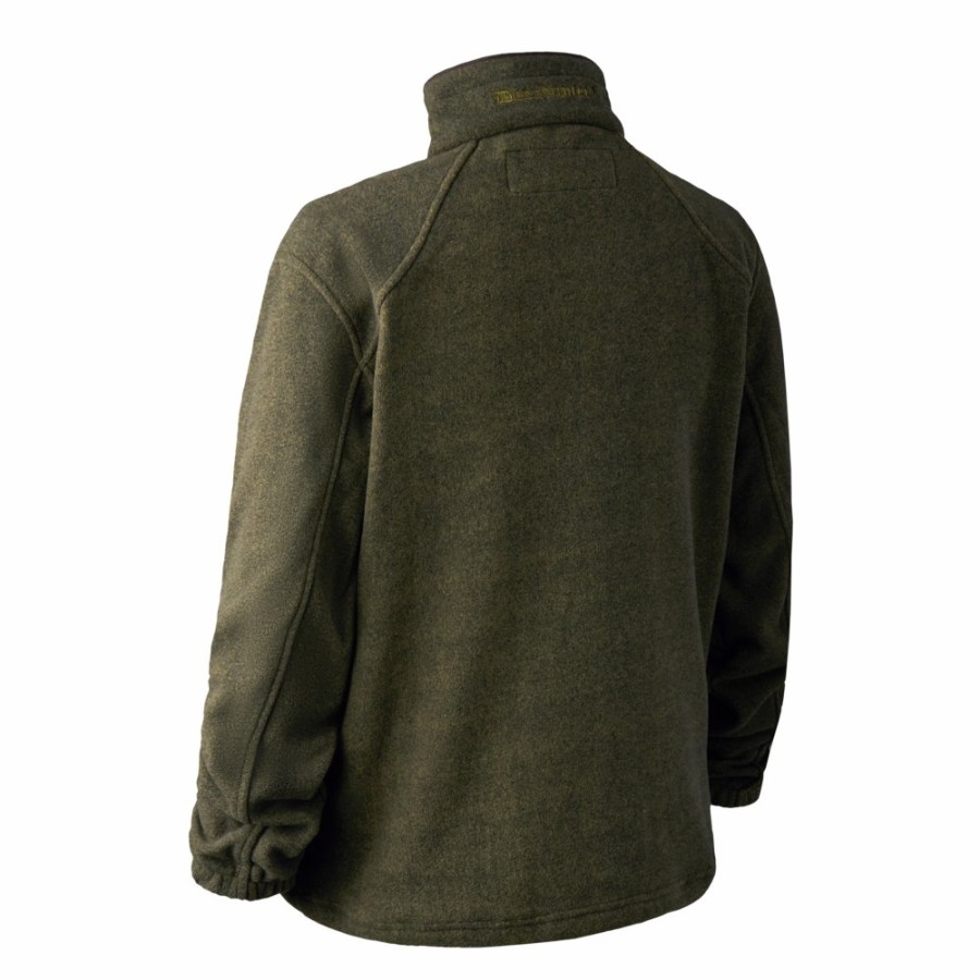 Men Deerhunter | Wingshooter Fleece Jacket Graphite Green