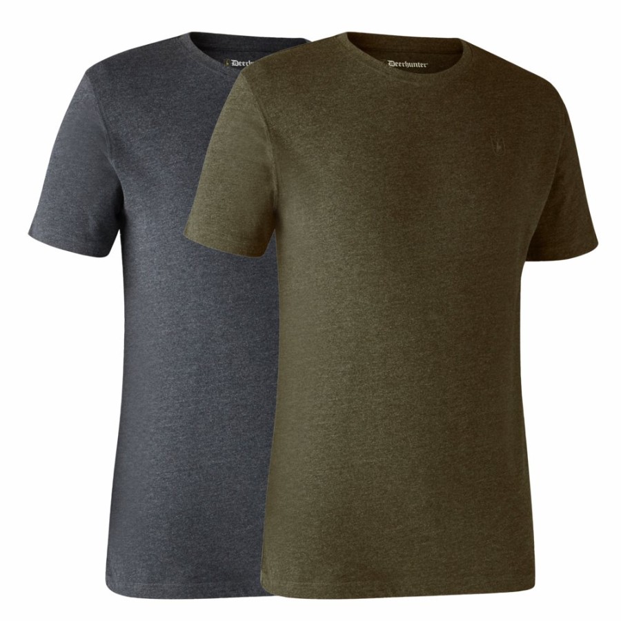 Men Deerhunter | Basic 2-Pack T-Shirt